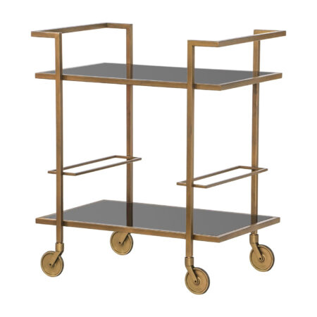 Richmond Trolley Xo - Brushed Gold | Richmond Interiors