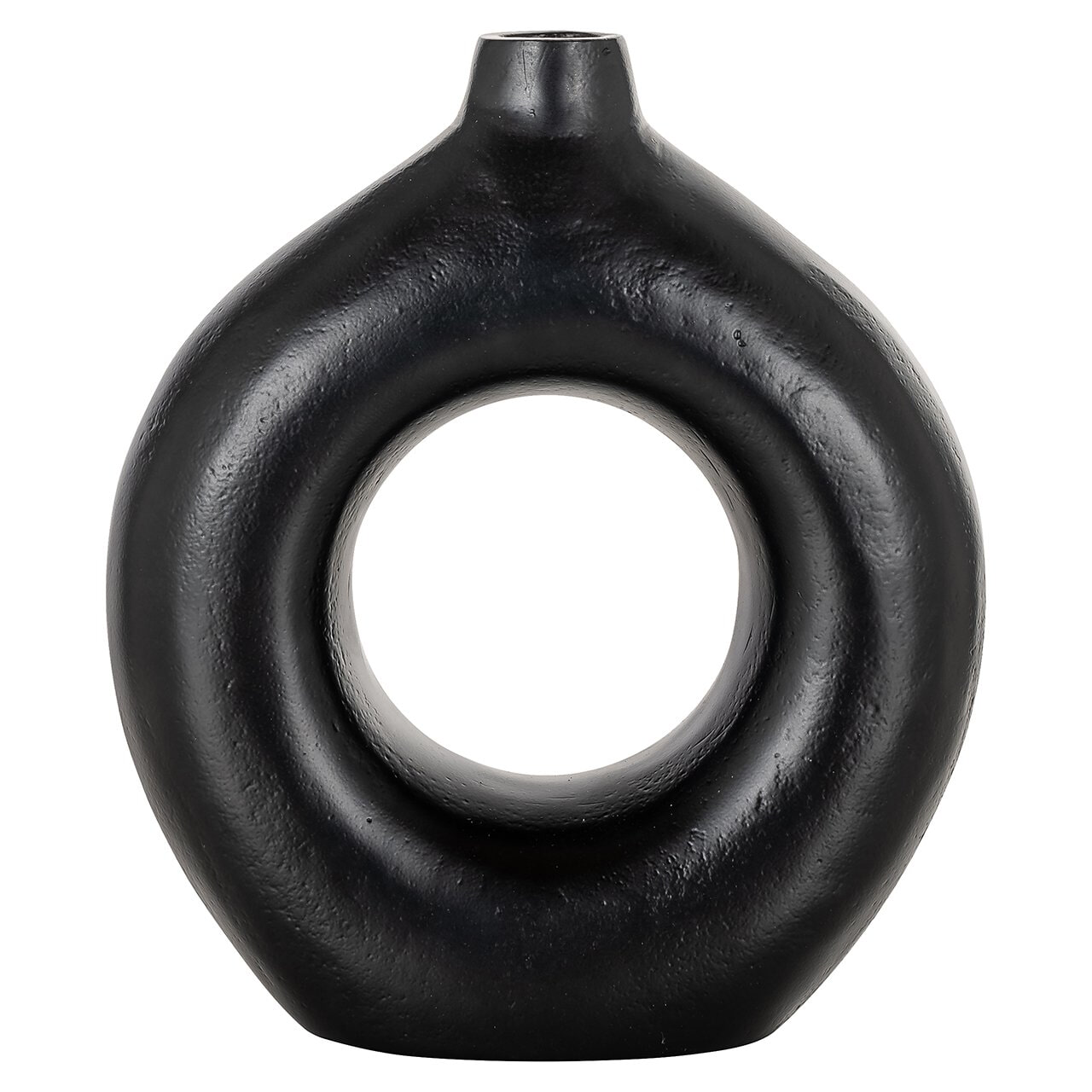 Richmond Vaas Felice 22cm hoog - Zwart | Richmond Interiors
