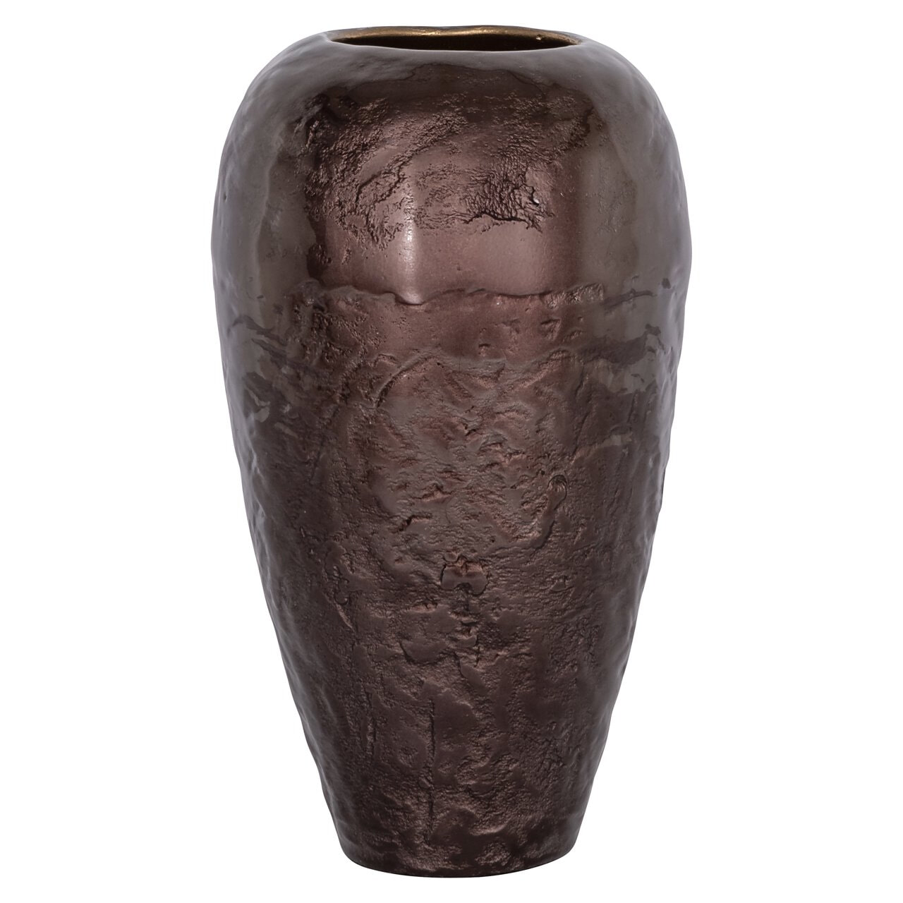 Richmond Vaas Jillisa 29cm - Donkerbruin | Richmond Interiors