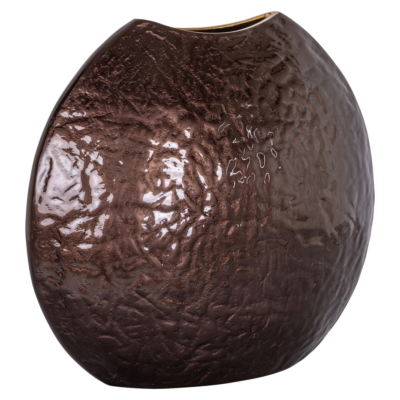 Richmond Vaas Jony 35cm - Donkerbruin | Richmond Interiors