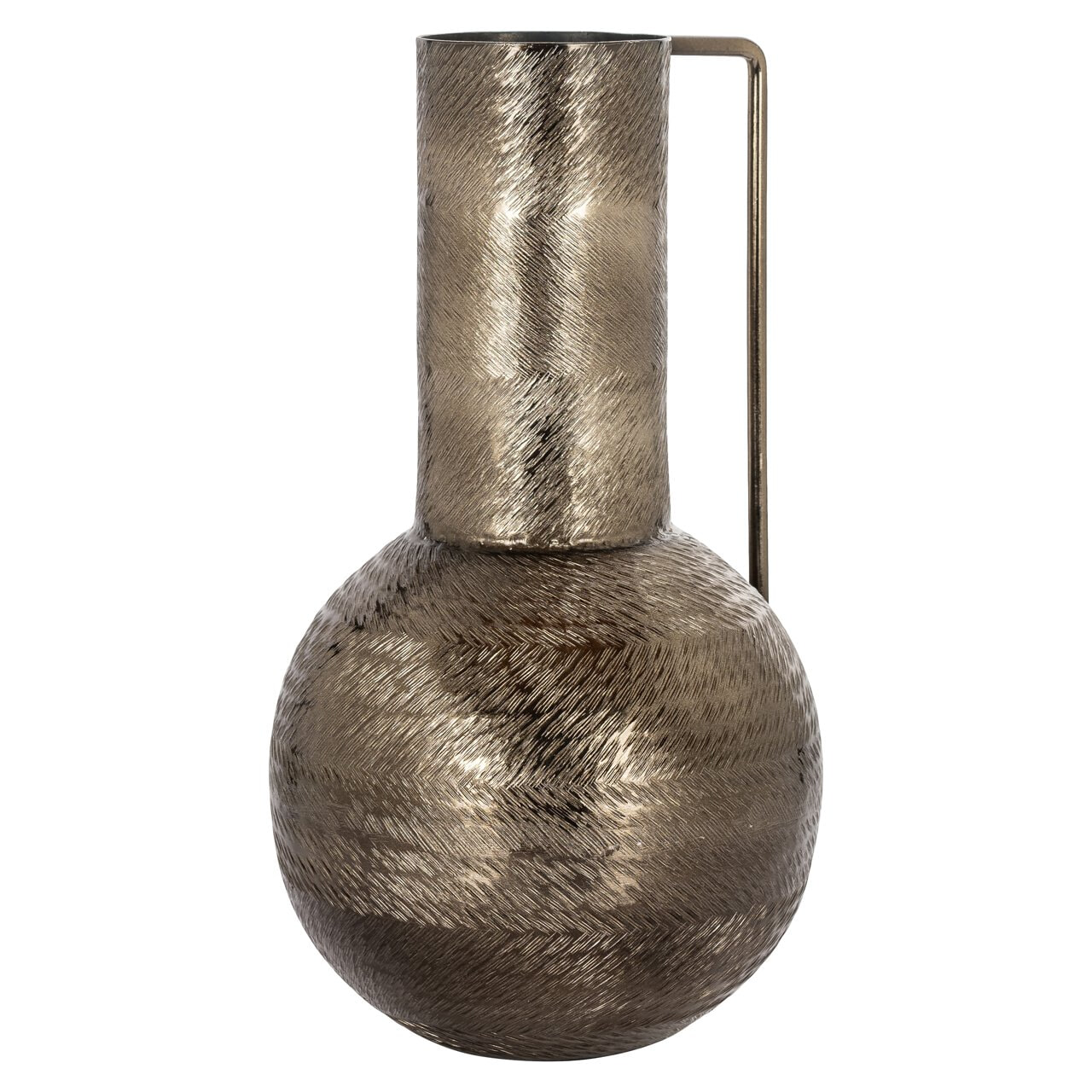 Richmond Vaas Leia 37cm hoog - Rookzwart | Richmond Interiors