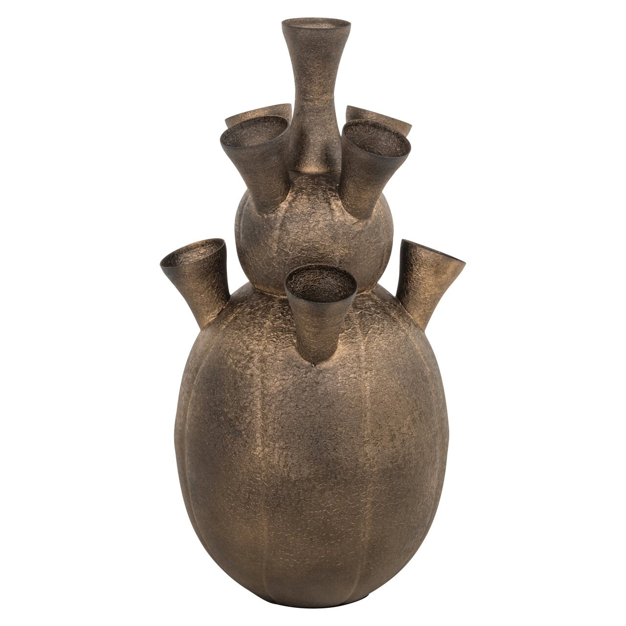 Richmond Vaas Maleen 65cm - Brass Antique | Richmond Interiors