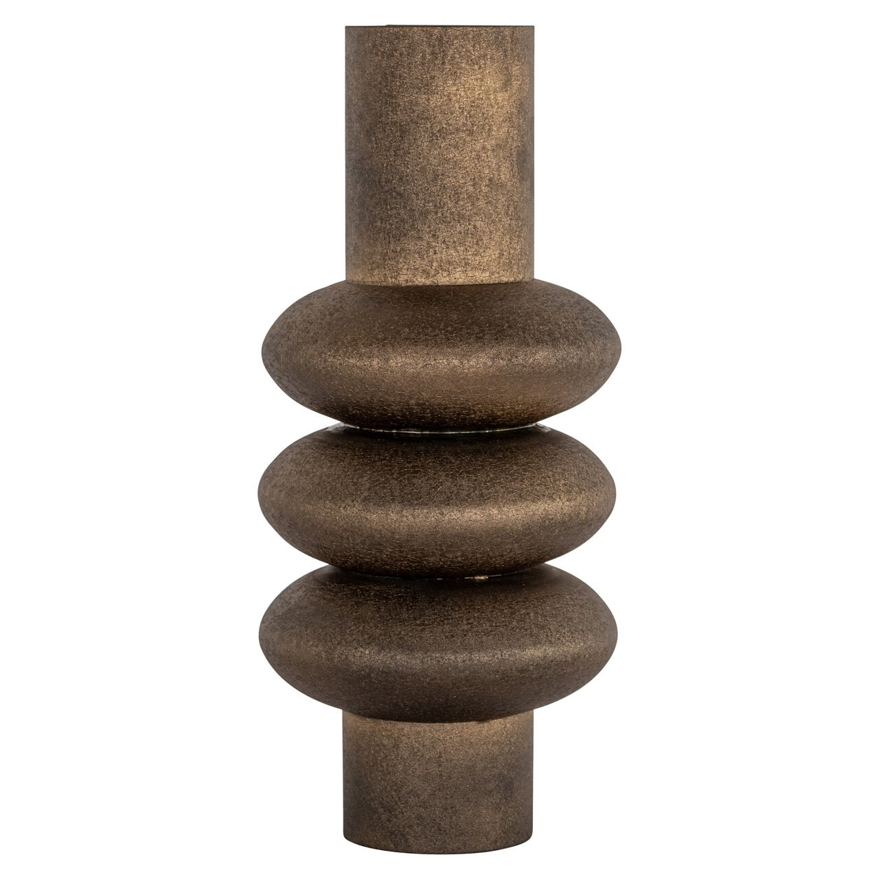 Richmond Vaas Megan 50cm - Brass Antique | Richmond Interiors
