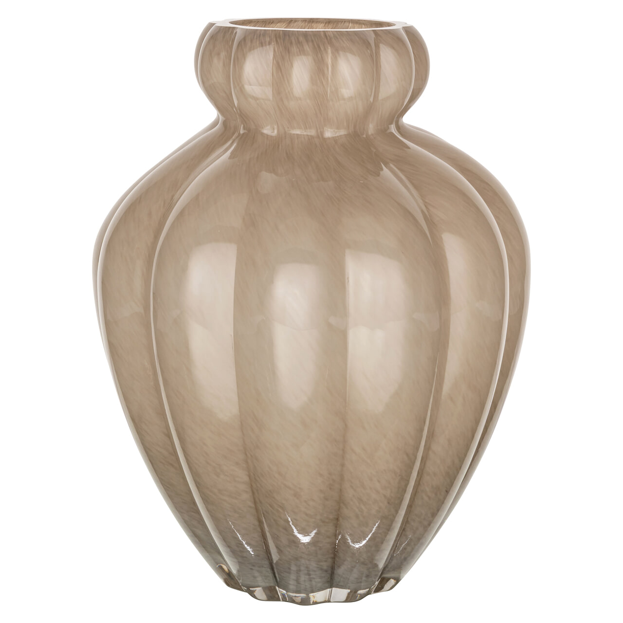 Richmond Vaas Velora 28cm - Taupe | Richmond Interiors
