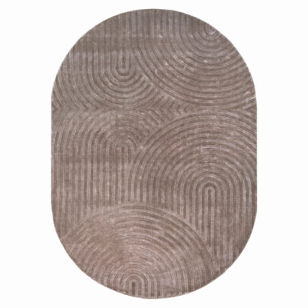 Richmond Vloerkleed Bayon 200x300cm - Beige - Ovaal | Richmond Interiors
