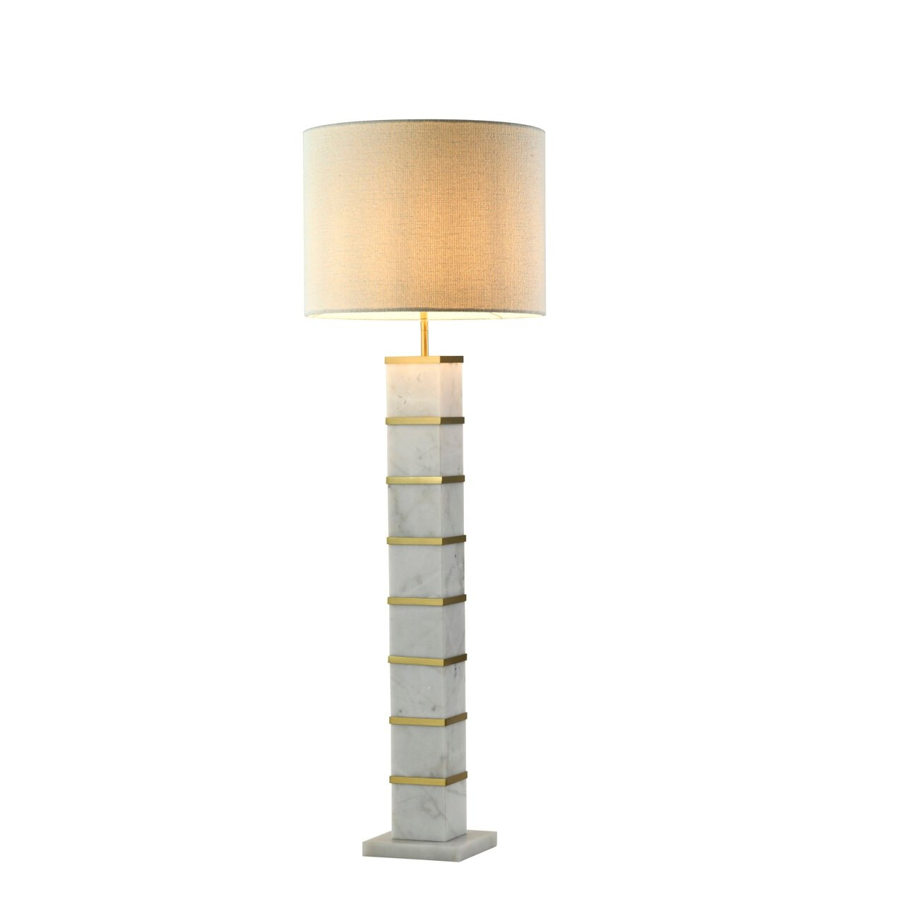Richmond Vloerlamp Celinae Marmer en ijzer - Wit | Richmond Interiors