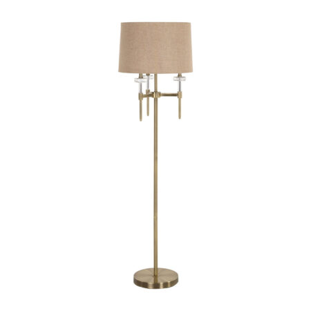 Richmond Vloerlamp Josie 161cm hoog - Brushed Gold | Richmond Interiors