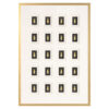 Richmond Wall Art Block 3D 100 x 70cm - Goud | Richmond Interiors