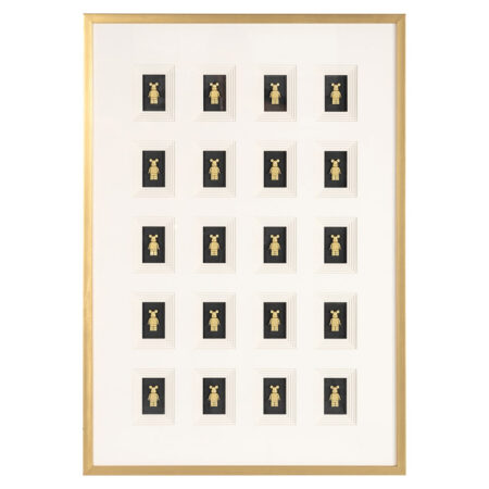 Richmond Wall Art Block 3D 100 x 70cm - Goud | Richmond Interiors