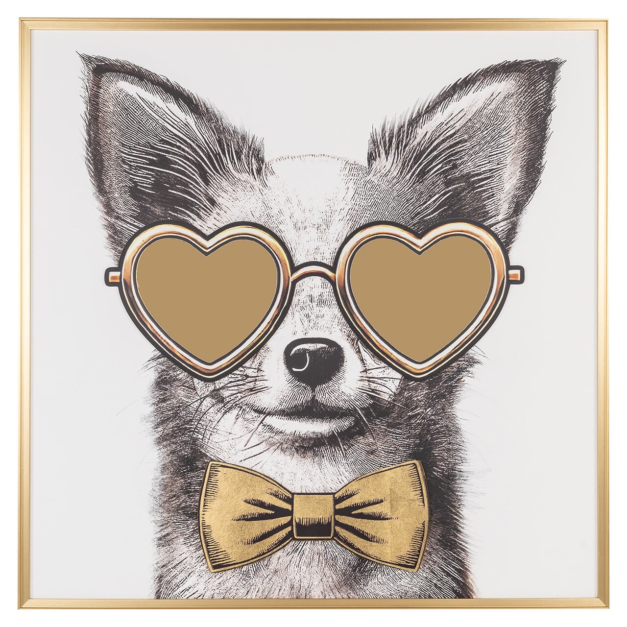 Richmond Wall Art Bodhy 100 x 100cm - Goud | Richmond Interiors