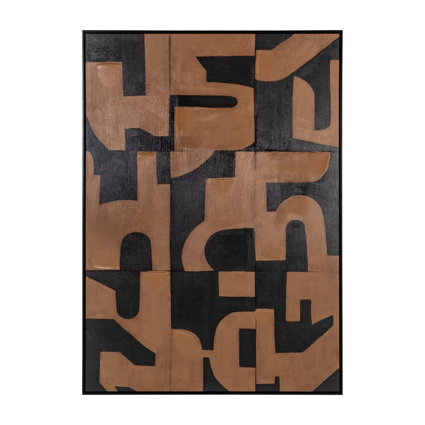 Richmond Wall Art Cascade 140 x 100cm - Bruin | Richmond Interiors