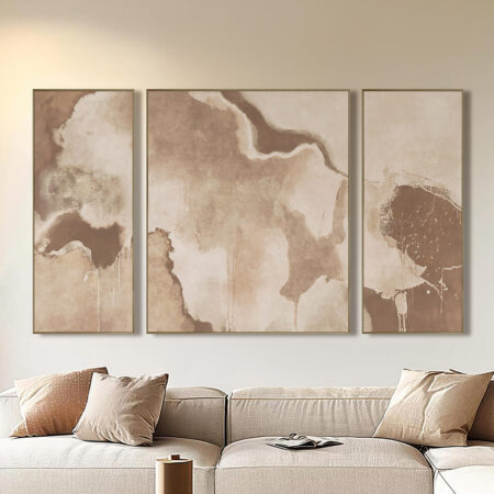 Richmond Wall Art Liberty 120 x 200cm - Bruin | Richmond Interiors