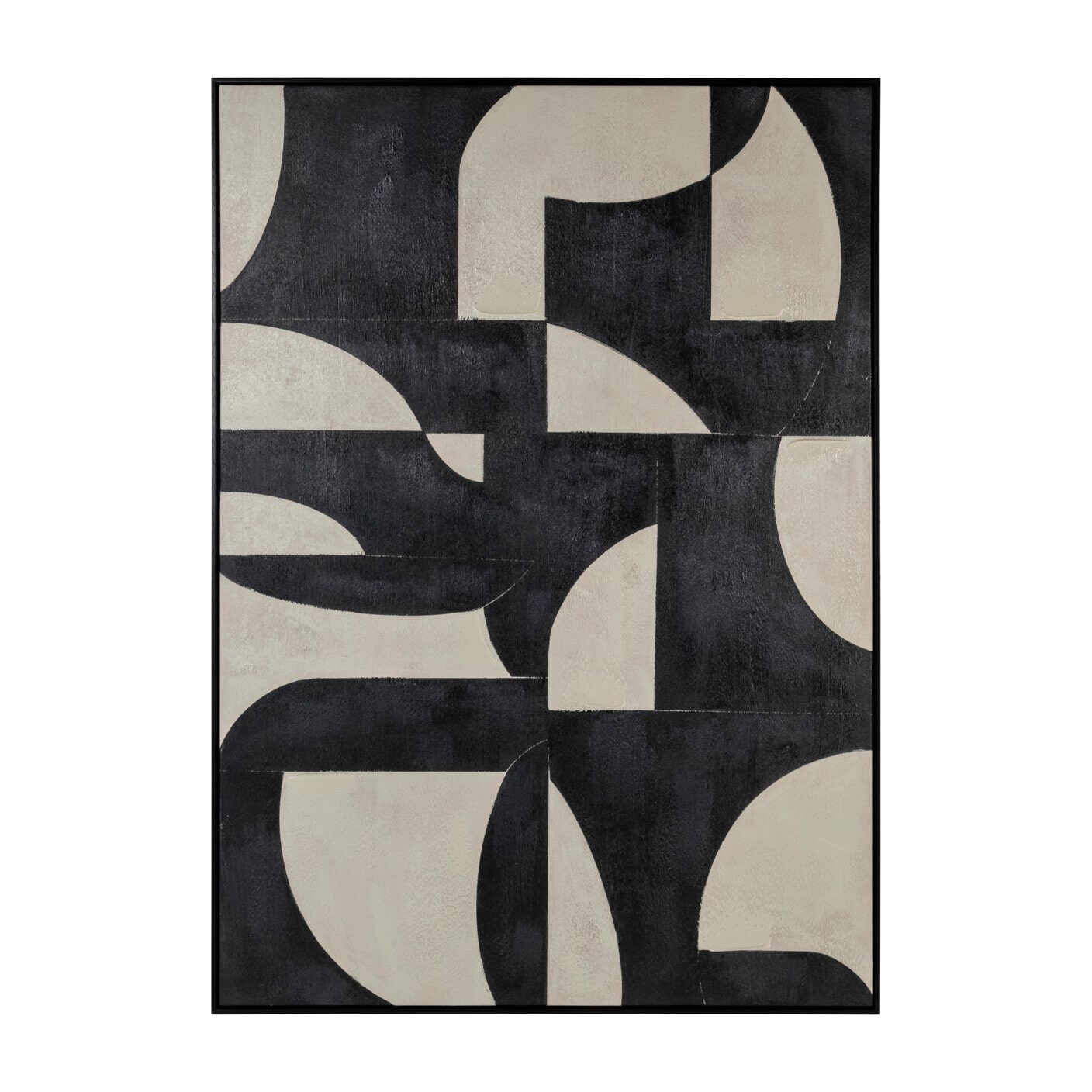 Richmond Wall Art Splendor 140 x 100cm - Zwart | Richmond Interiors