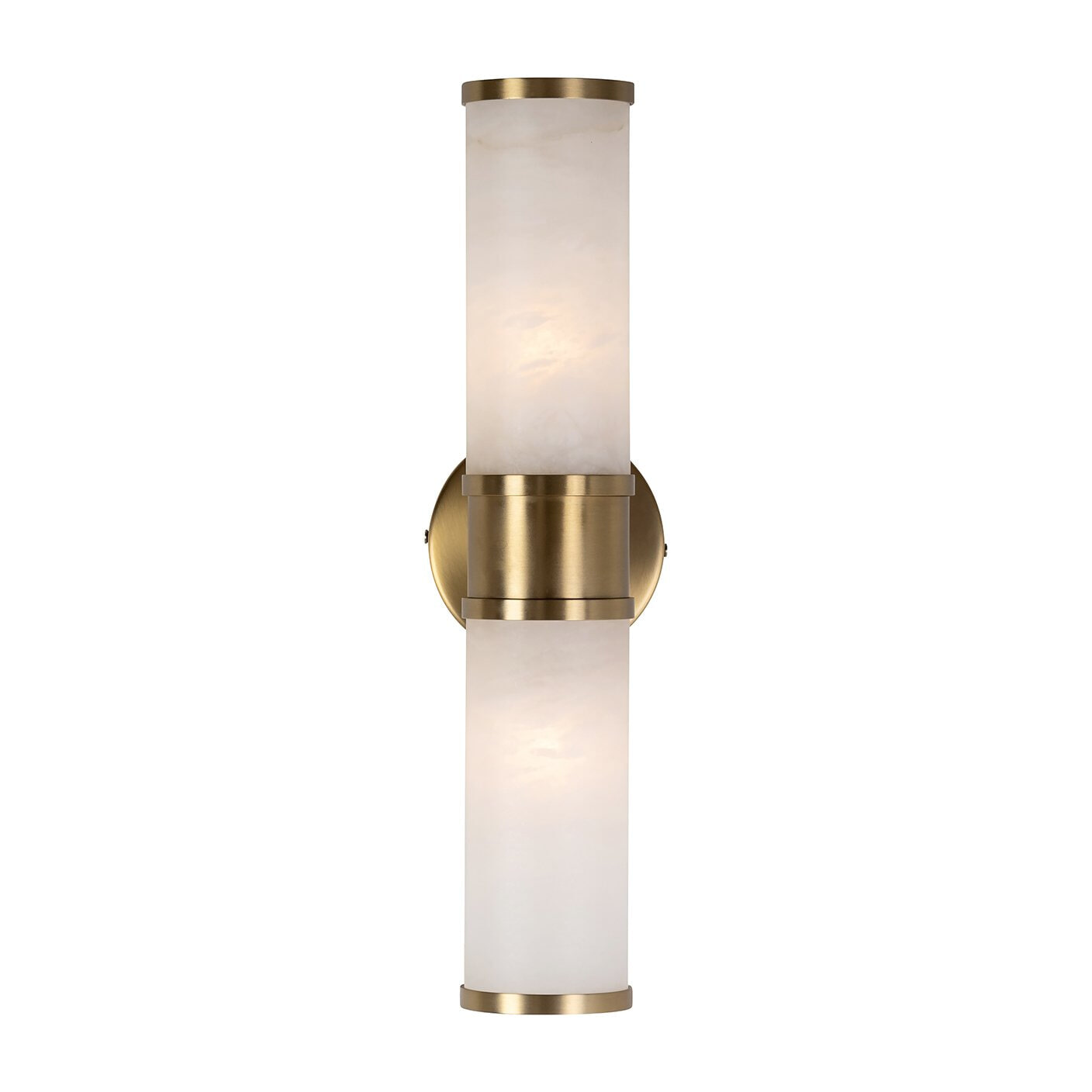 Richmond Wandlamp Charlize marmerlook 2x E14 - goud | Richmond Interiors