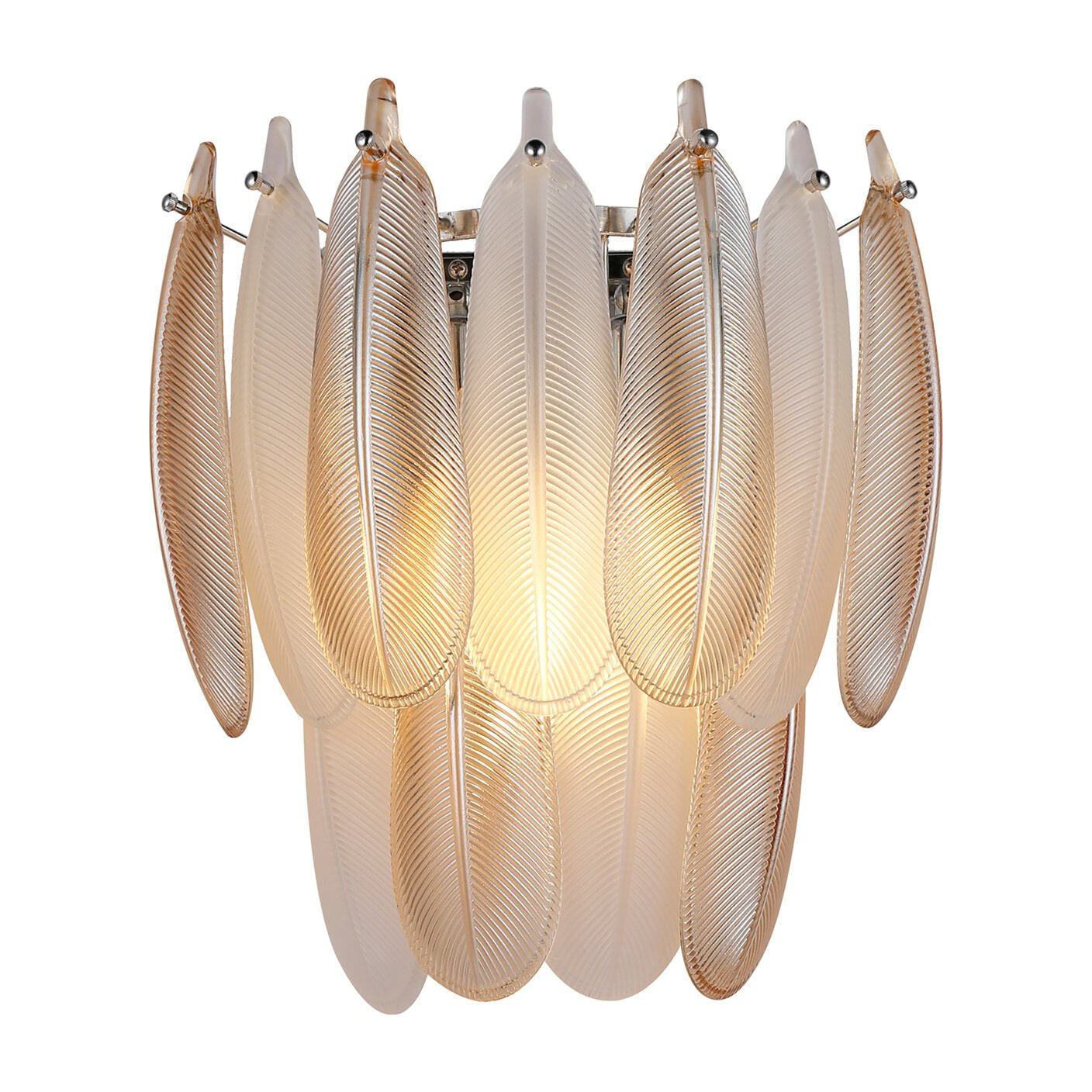 Richmond Wandlamp Chloe Glas - Brass Antique | Richmond Interiors