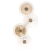 Richmond Wandlamp Linzi 4-lamps - Brushed Gold | Richmond Interiors