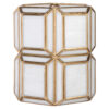 Richmond Windlicht Ariana brass antique small - Goud