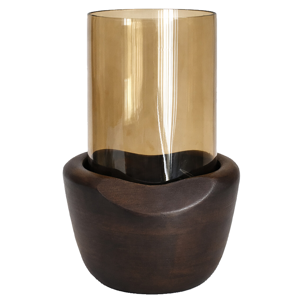 Richmond Windlicht Jade 21cm - Walnut | Richmond Interiors