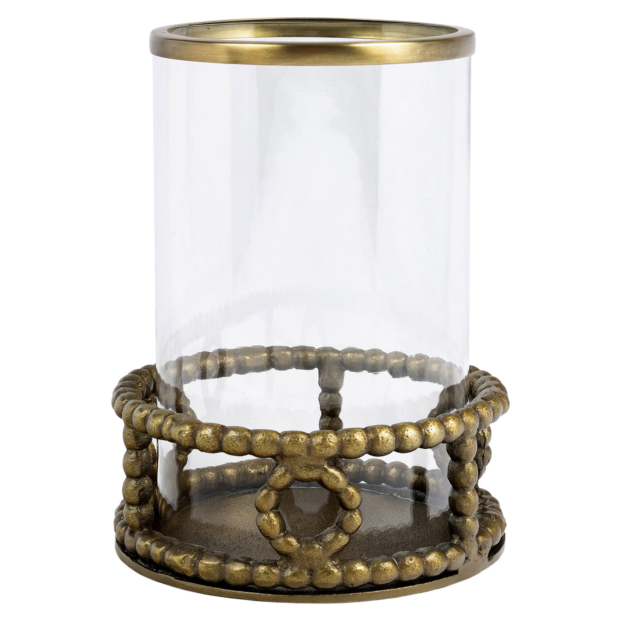 Richmond Windlicht Mile 26cm - Brass antique | Richmond Interiors