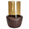 Richmond Windlicht Sloane 28cm - Walnut | Richmond Interiors