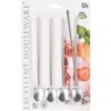 Rietjes rvs met lepel | Excellent Houseware