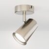 Riga - LED plafondlamp - 4 Watt 345 Lumen - 6500K Daglicht wit - Draaibaar en dimbaar - GU10 - Kantelbaar - Plafondspot - IP20 voor binnen - RVS | HOFTRONIC