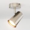 Riga - LED plafondlamp - 4 Watt 345 lumen - 2700K Warm wit - Draaibaar en dimbaar - GU10 - Kantelbaar - Plafondspot - IP20 voor binnen - RVS | HOFTRONIC