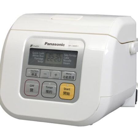 Rijstkoker 500ml - Panasonic SR-CM051 - Compact Wit Design | Tokyo Design Studio