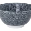 Rijstkom met stippen - Tokyo Design Studio Nippon Black - 12 x 6.4 cm 300 ml | Tokyo Design Studio