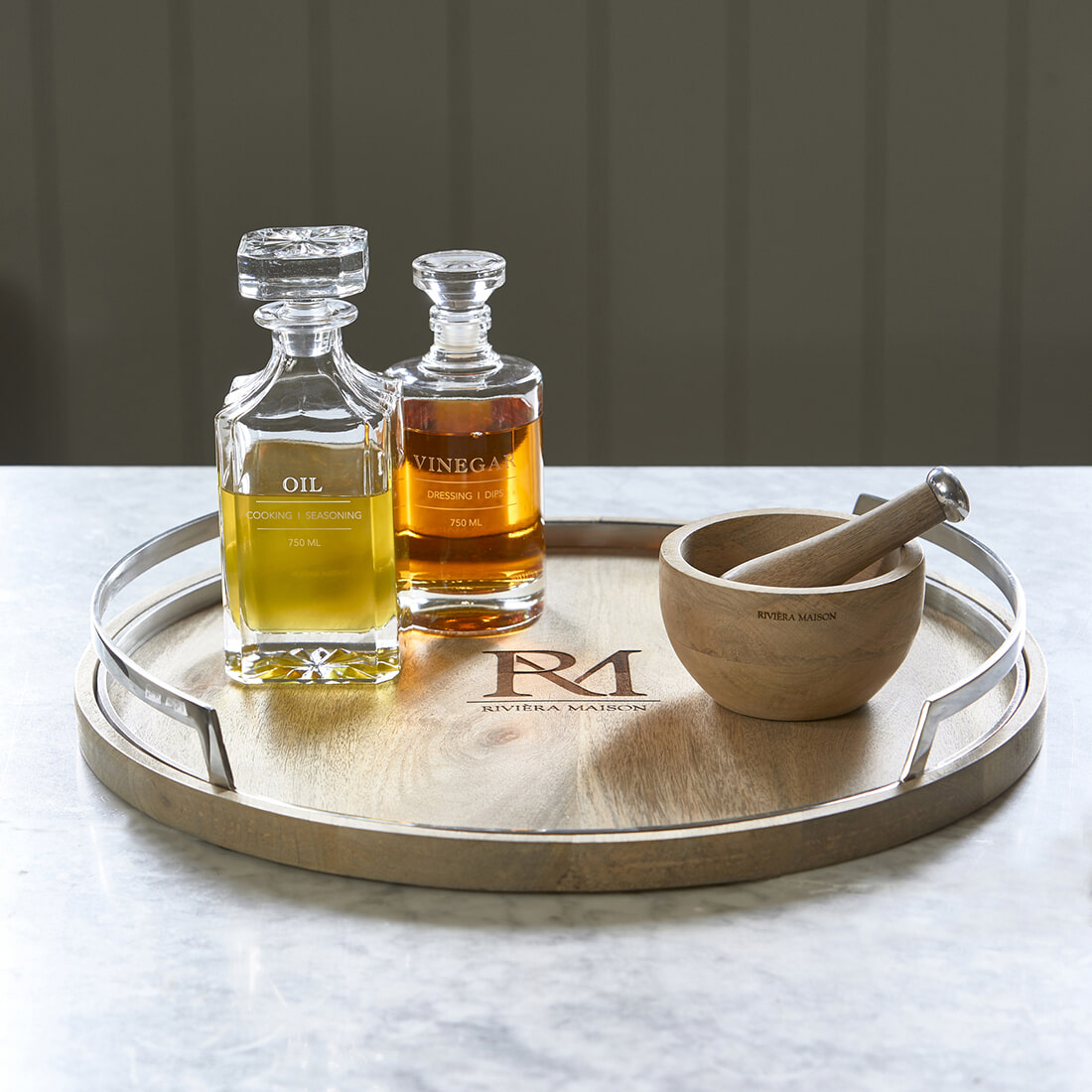 Rivièra Maison Dienblad RM Coventry Mangohout - Naturel | Rivièra Maison