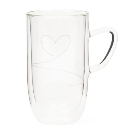 Riviera Maison Dubbelwandig glas With Love L | Riviera Maison