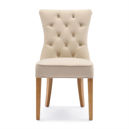 Rivièra Maison Eetkamerstoel Balmoral Mohair - Latte | Rivièra Maison