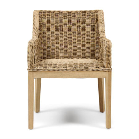 Rivièra Maison Eetkamerstoel Gassin Hout en rattan - Naturel | Rivièra Maison
