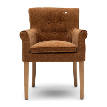 Rivièra Maison Eetkamerstoel La Scala Weave - Maroon Brown | Rivièra Maison
