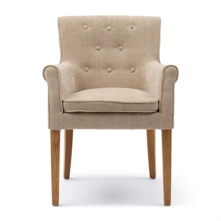 Rivièra Maison Eetkamerstoel La Scala Weave - Natural Linen | Rivièra Maison
