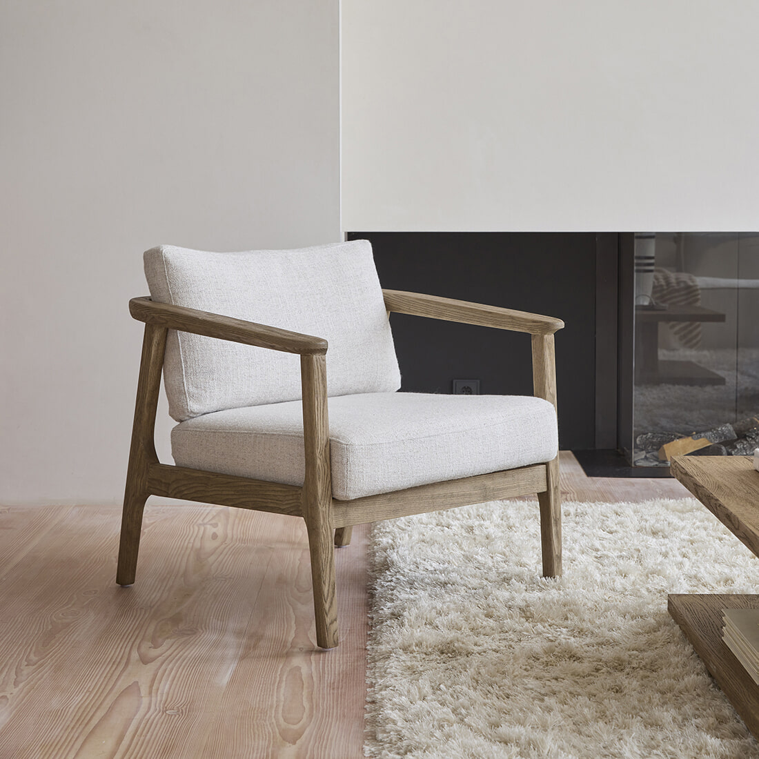 Rivièra Maison Fauteuil Goa Essenhout - Bruin - Japandi | Rivièra Maison
