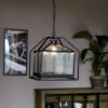 Rivièra Maison Hanglamp Rockford 36cm - Zwart | Rivièra Maison