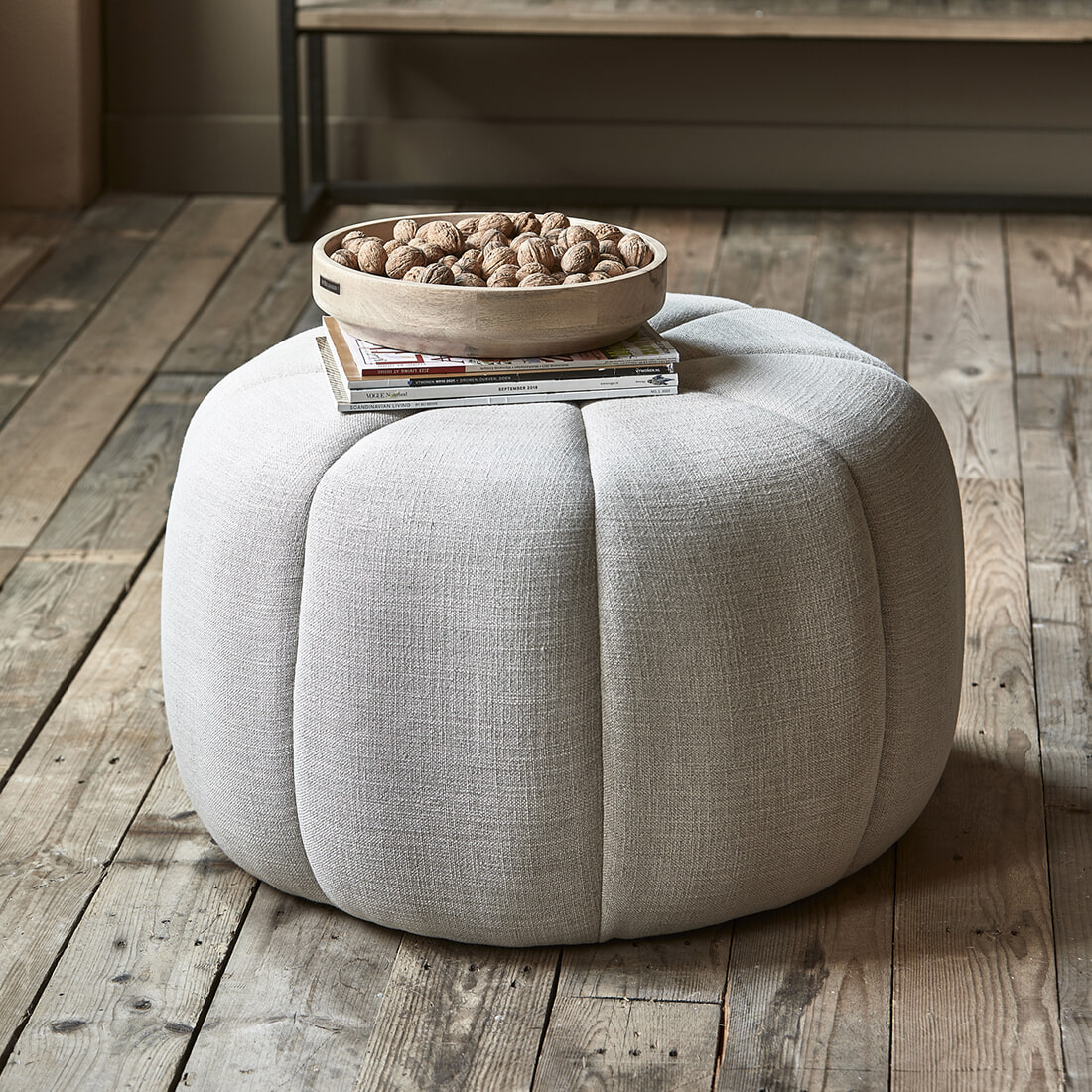 Rivièra Maison Hocker Falcone Mouliné Linen - Fabulous Flax | Rivièra Maison