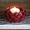 Rivièra Maison Kaarshouder Artichoke Keramiek - Burgundy | Rivièra Maison