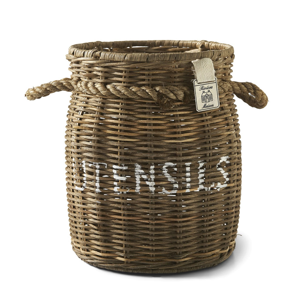 Riviera Maison Keukengerei houder Rattan | Riviera Maison