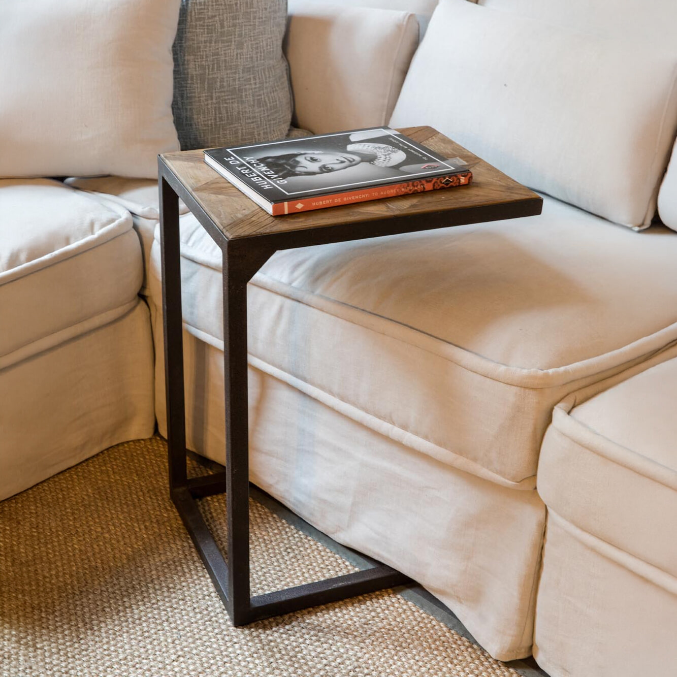 Rivièra Maison Laptoptafel Chateau Chassigny - Hout - Vierkant | Rivièra Maison