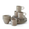 Riviera Maison Portofino Dinnerware set 16 flax | Riviera Maison
