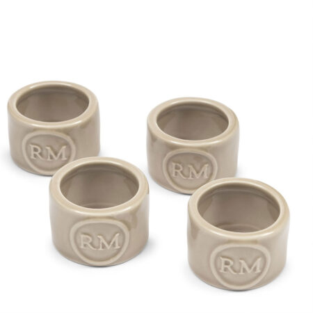 Riviera Maison Portofino servetten ring 4 stuks flax | Riviera Maison