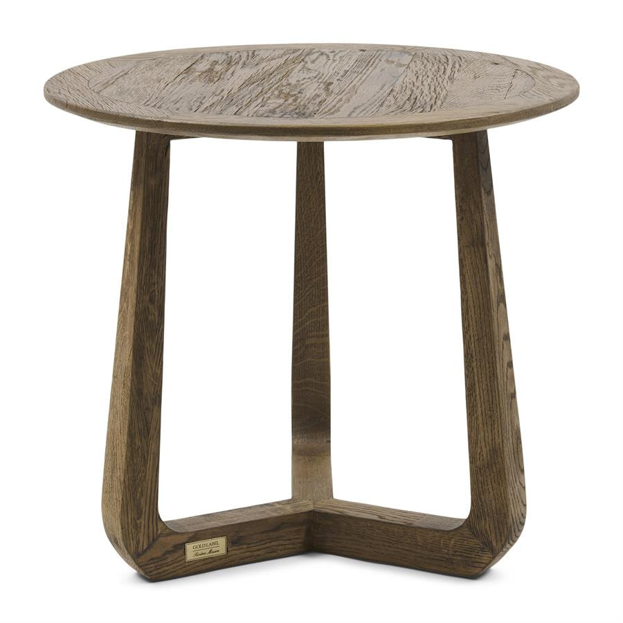 Rivièra Maison Ronde Bijzettafel Miller Eikenhout