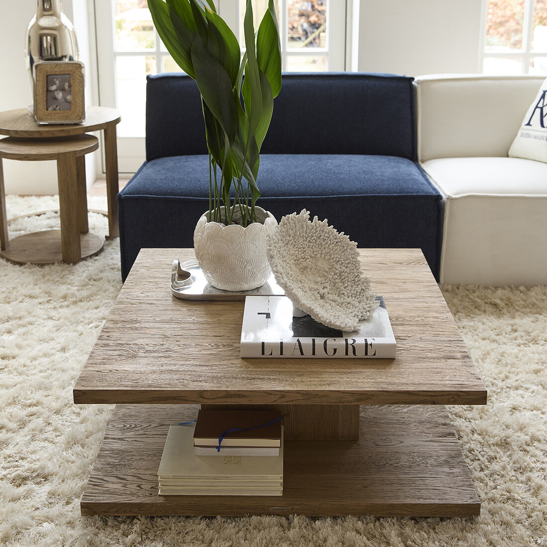 Rivièra Maison Salontafel Vermont Eikenhout