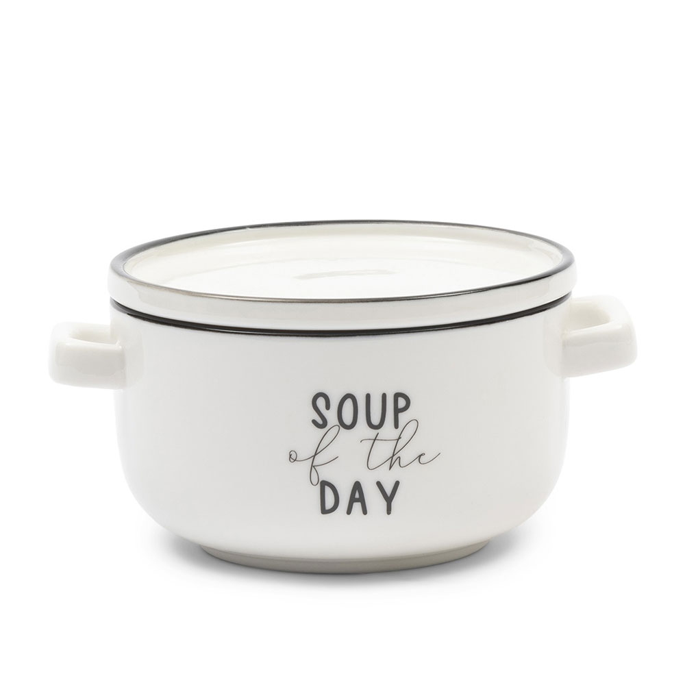 Riviera Maison Soepkom met plate My Favourite | Riviera Maison