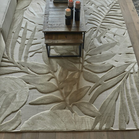 Rivièra Maison Vloerkleed Palmera 160 x 230cm - Beige | Rivièra Maison