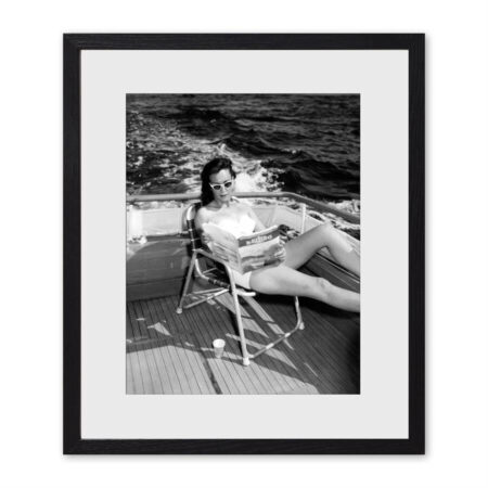 Rivièra Maison Wall Art Azure Cruise 40 x 50cm - Zwart | Rivièra Maison