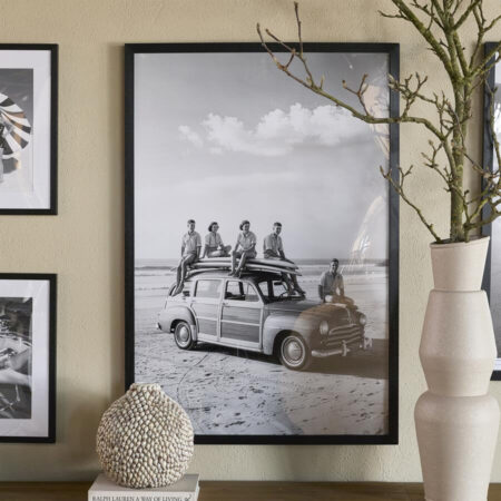 Rivièra Maison Wall Art Coastal Ride 125 x 85cm - Wit