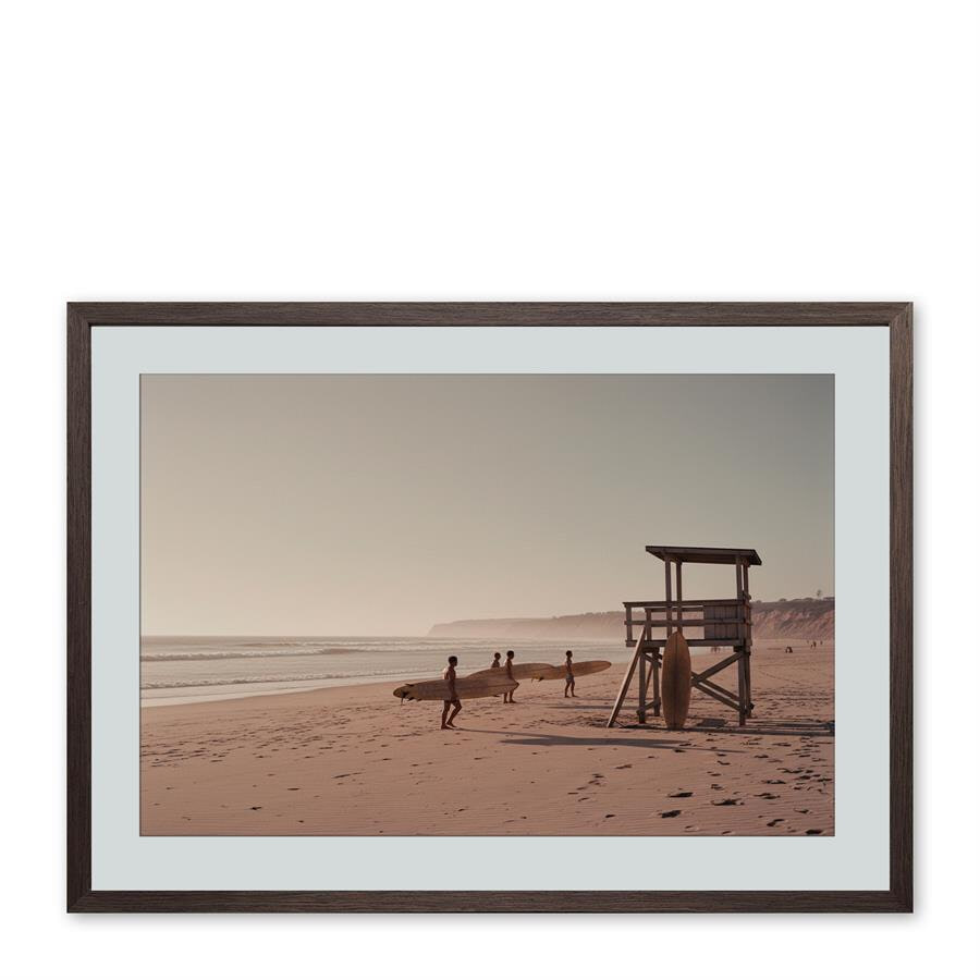 Rivièra Maison Wall Art Surf Paradise 70 x 100cm - Meerkleurig | Rivièra Maison